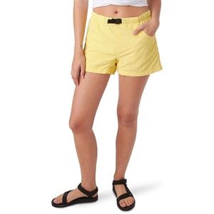 KAVU Elle Shorts in Yellow Small